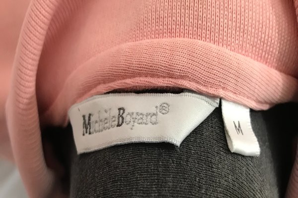 Polo-shirt Damen rosa Größe M mit Reißverschluss, Michele Boyald